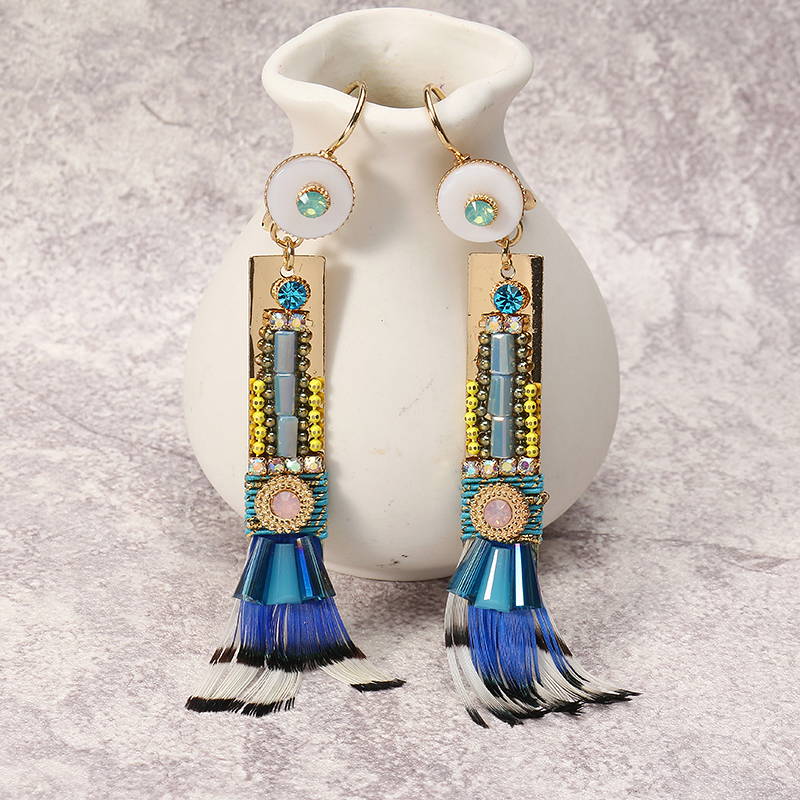 Bohemian-Gold-Plated-Gemstone-Earring-Elegant-Feather-Pendant-Ear-Drop-Jewelry-Gift-For-Women-1179645