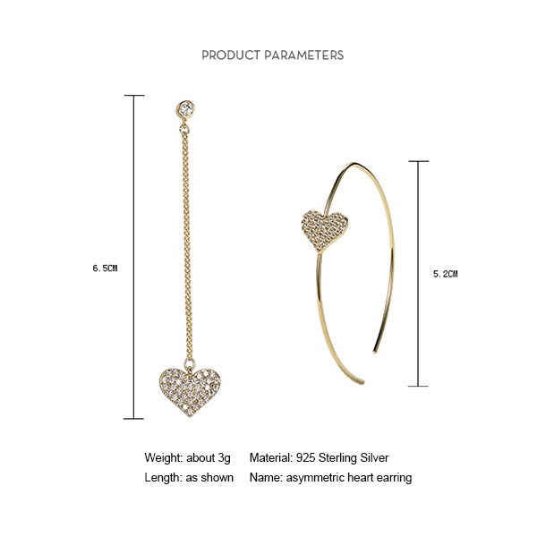 Delicate-Dazzling-Asymmetric-Heart-Earring-Sterling-Silver-Gold-Earrings-for-Women-1253508