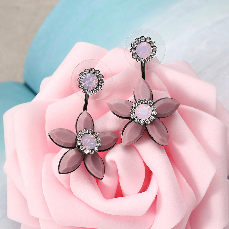 JASSYreg-Elegant-18K-Gold-Plated-White-Opal-Rhinestones-Flower-Semi-Precious-Stone-Earring-1206767