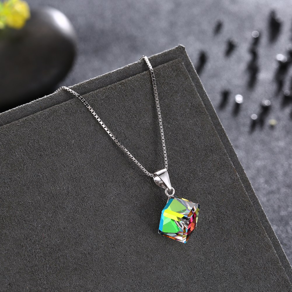 925-Sterling-Silver-Colorful-Shining-Cube-Crystal-Necklace-Silver-Charm-Necklace-for-Women-1318015