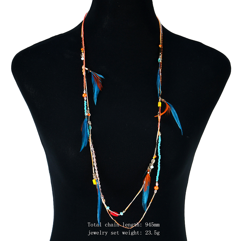 Charming-Multicolor-Glass-Beaded-Necklace-Bohemian-Womens-Feather-Cotton-Necklace-1178105