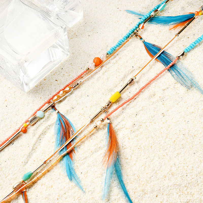 Charming-Multicolor-Glass-Beaded-Necklace-Bohemian-Womens-Feather-Cotton-Necklace-1178105