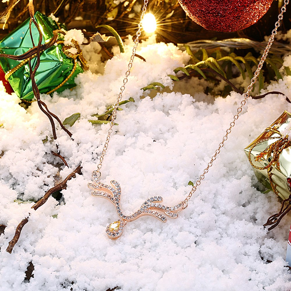 INALIS-Womens-Sweet-Delicate-Christmas-Deer-Zircon-Necklace-Gift-1224374