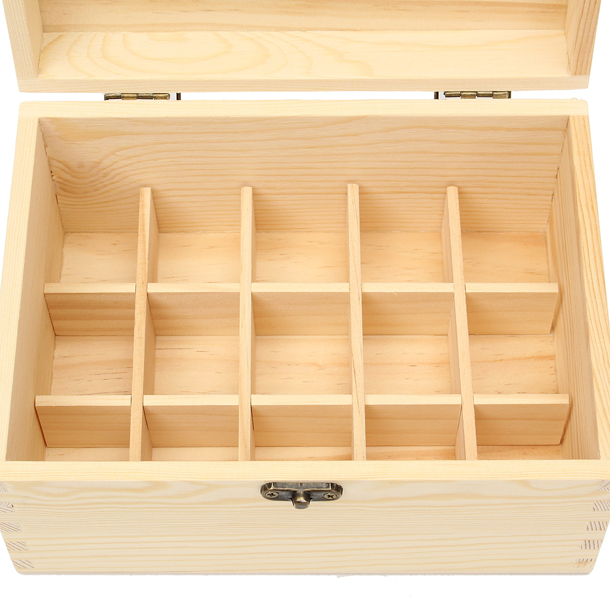 15-Grids-Natural-Wood-Box-Essential-Oils-Storage-Anti-evaporation-Box-Case-1116403