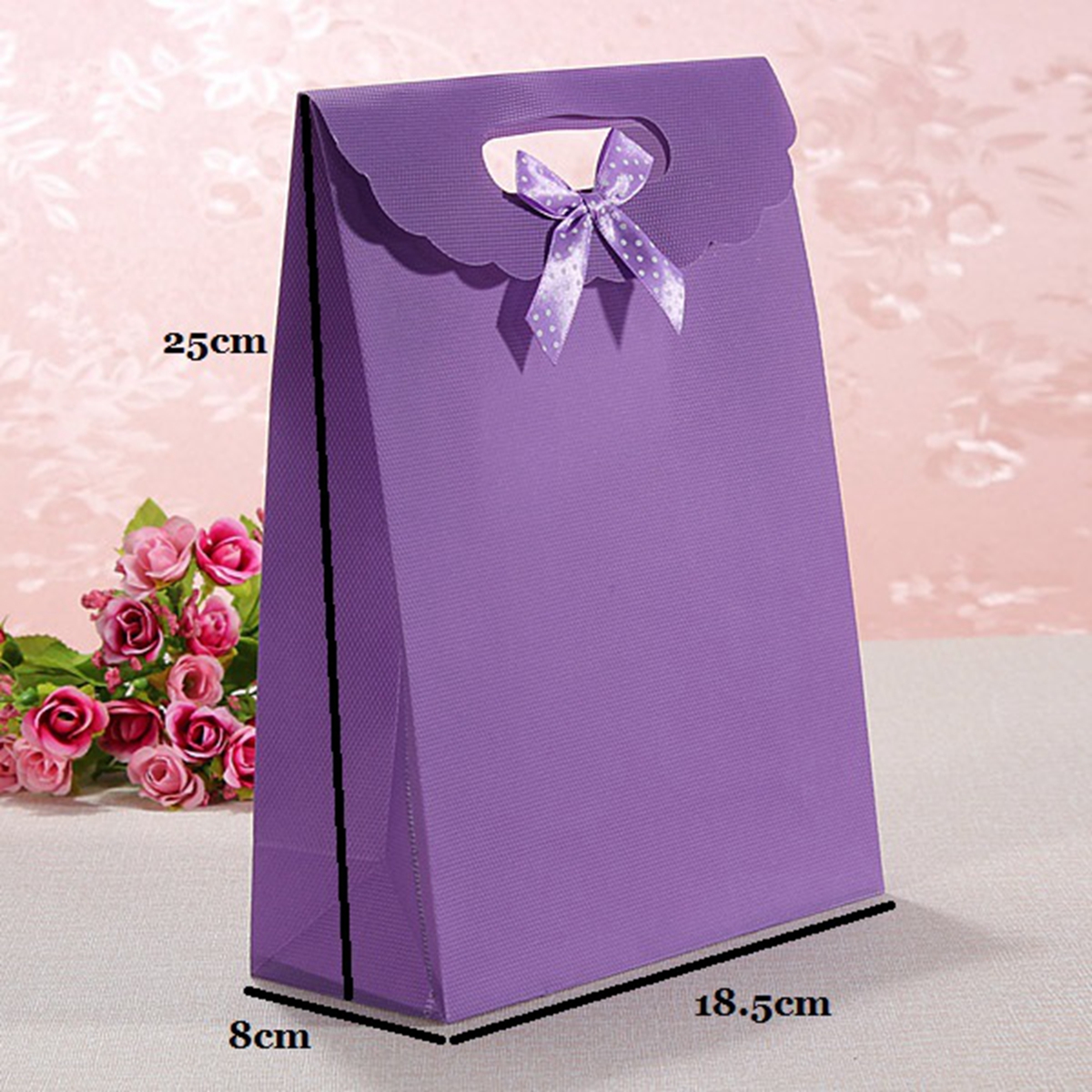 Bowknot-Design-Plastic-Flip-Packaging-Bag-Jewelry-Gift-Box-Christmas-908111