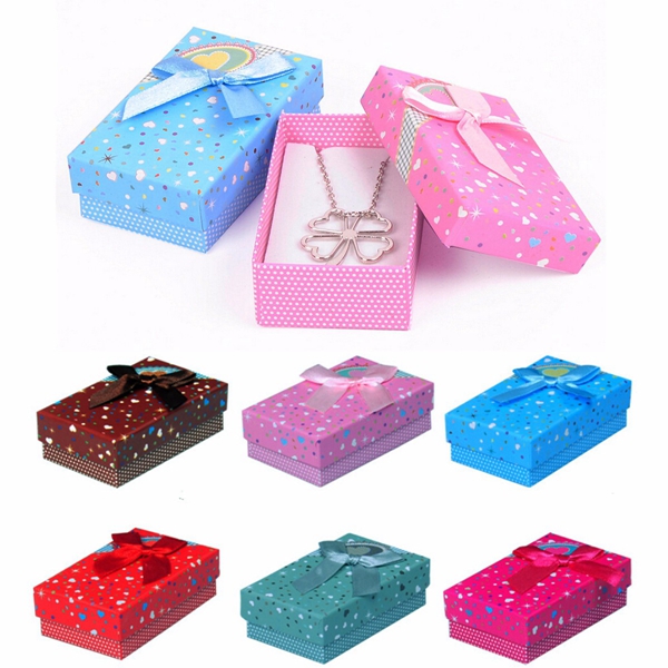 Mixed-Color-Ribbon-Bowknot-Heart-Square-Jewelry-Packaging-Box-Case-1011350