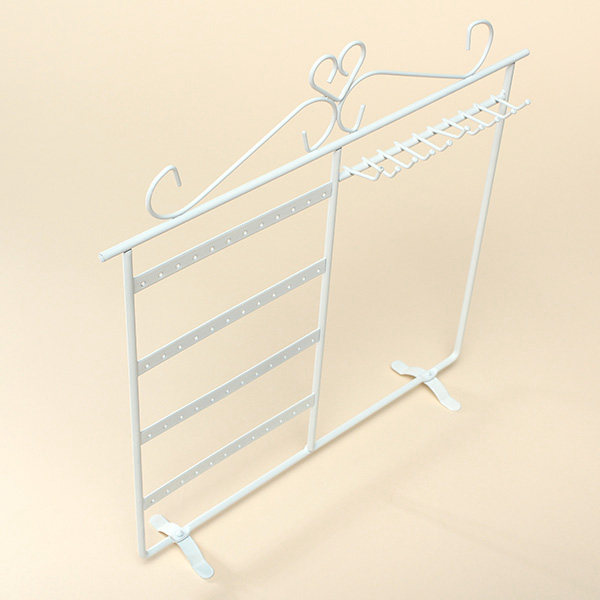 10-Hooks-48-Holes-Earrings-Necklace-Jewelry-Display-Rack-Holder-Stand-983510