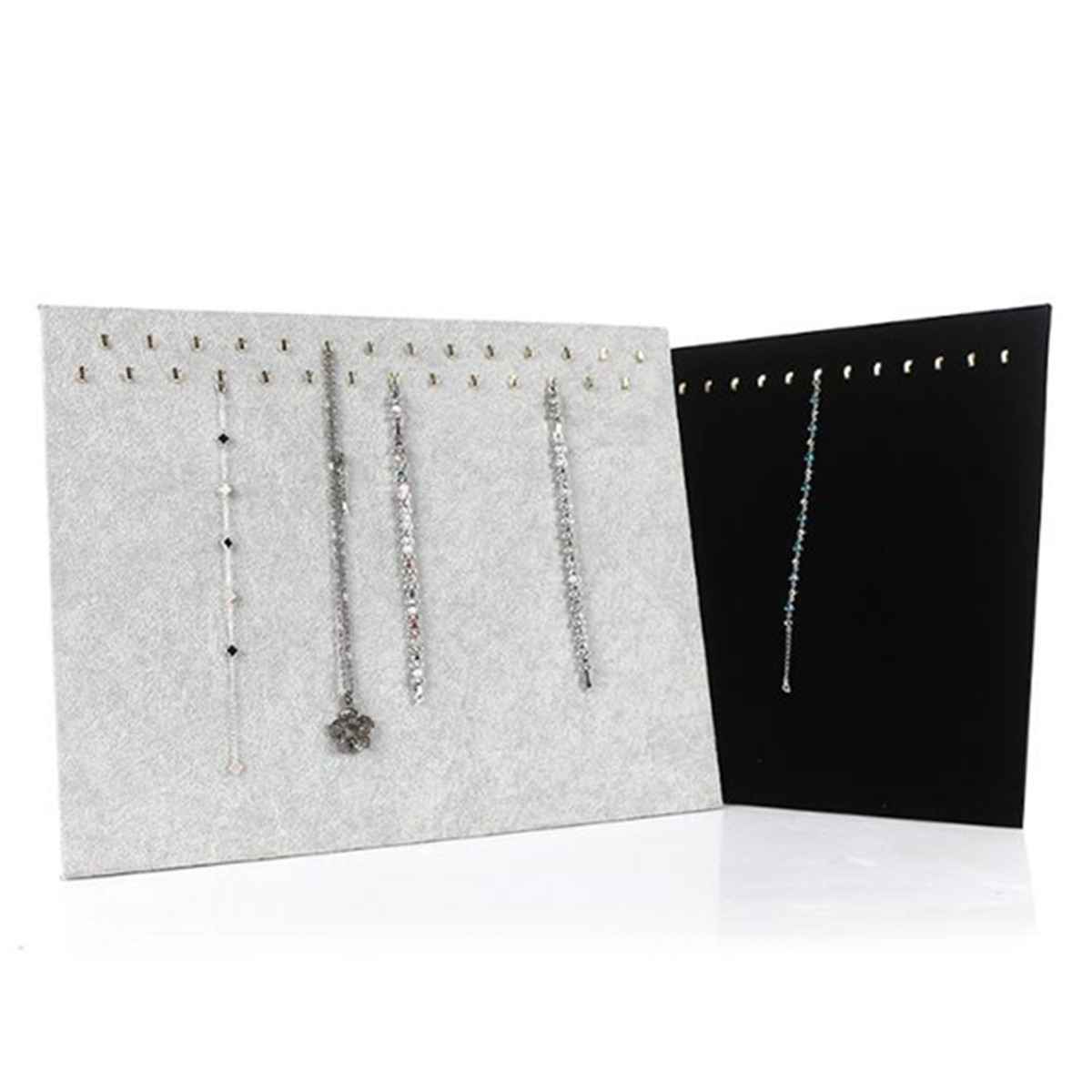 3037cm-Velvet-Jewelry-Box-Display-Storage-Necklace-Bracelet-Pendant-Stand-Holder-1382425