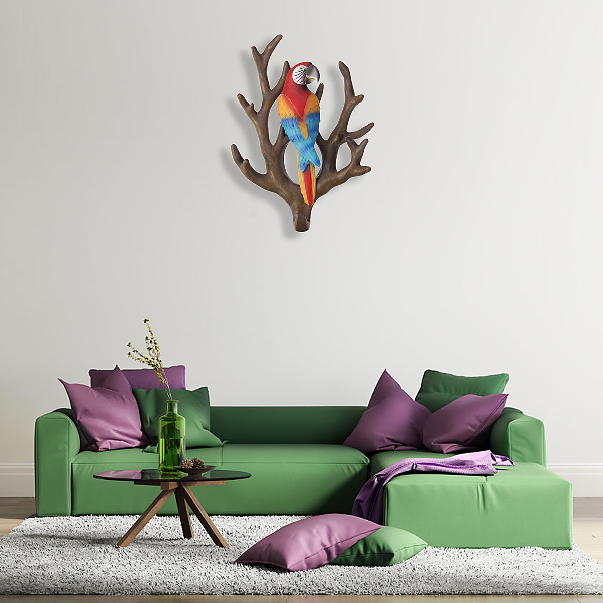 Bird-Parrot-Home-Tree-Seamless-Wall-Hook-Hanger-Home-Decoration-Ornament-1131686