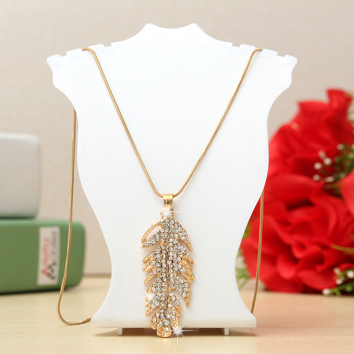 Bust-Chain-Necklace-Earrings-Jewelry-Display-Holder-Stand-Showcase-1027320