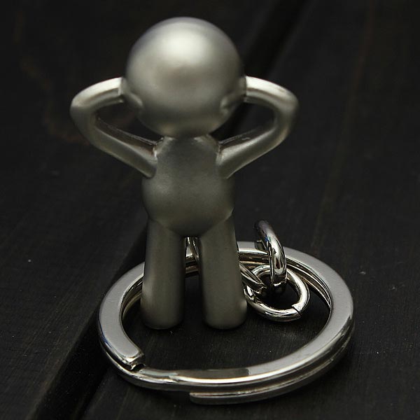 1-PC-Creative-Silver-Mr-P-Boy-Akimbo-Key-Ring-Chain-Fob-Gift-915772