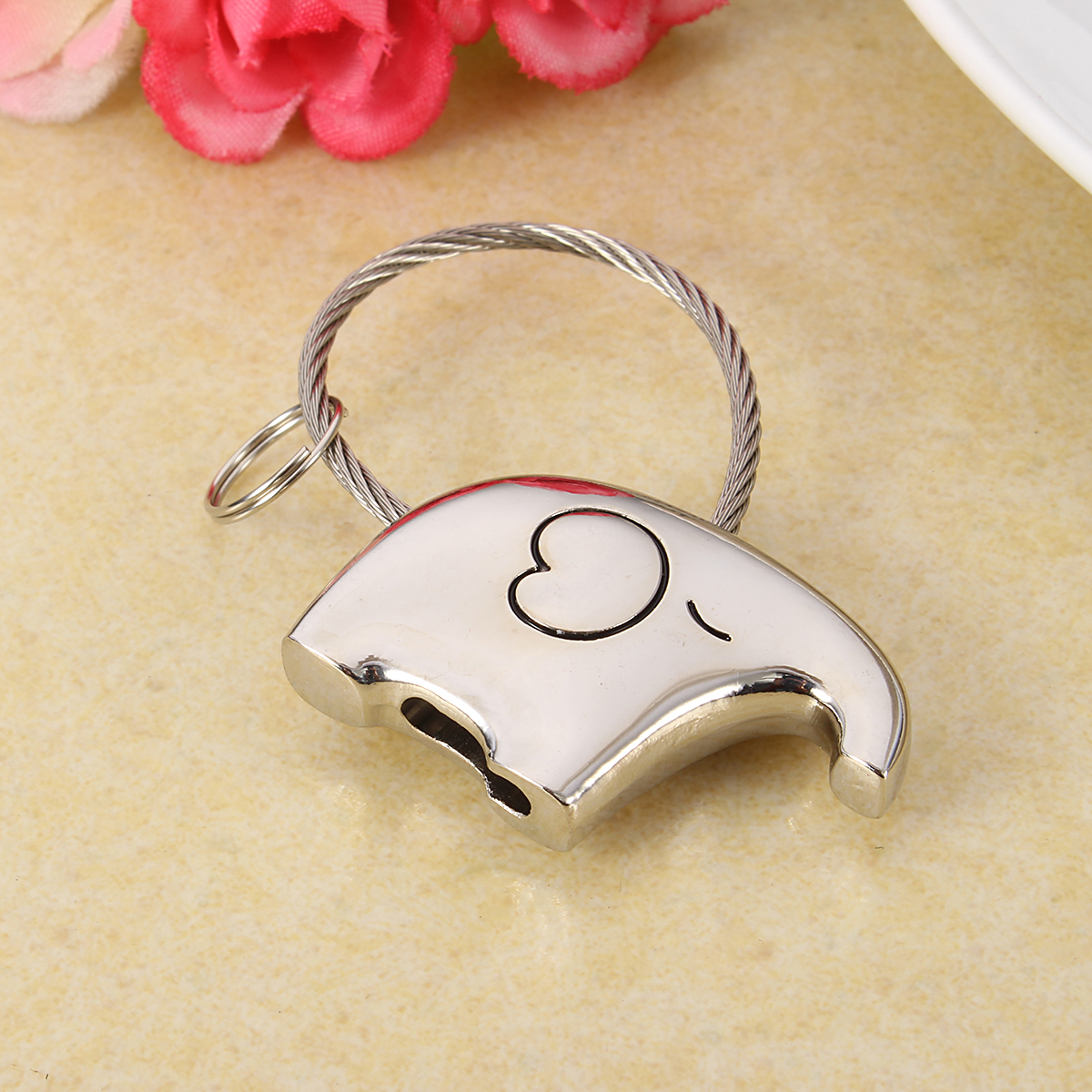 Kiss-Elephant-Steel-Ring-Love-Heart-Car-Key-Chain-Special-Gift-1126482