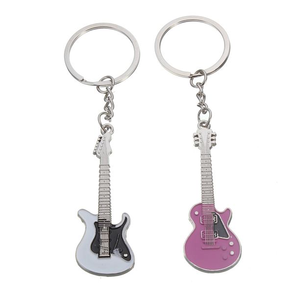 Mini-Guitar-Bass-Musical-Instrument-Pendant-Couple-Key-Chain-Gift-991883