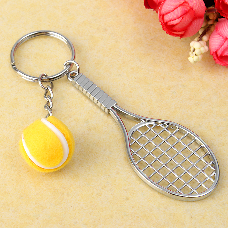 Mini-Tennis-Rackets-Metal-Key-Chain-Ring-Cute-Gift-1123952