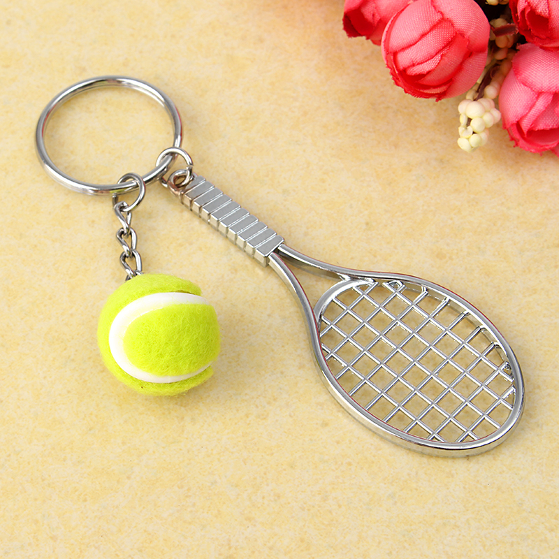 Mini-Tennis-Rackets-Metal-Key-Chain-Ring-Cute-Gift-1123952