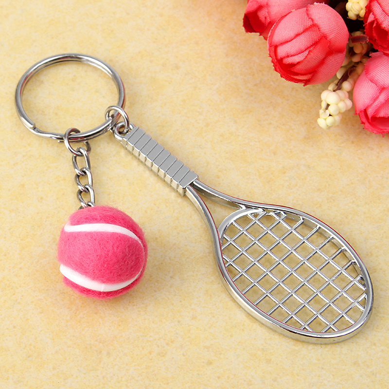 Mini-Tennis-Rackets-Metal-Key-Chain-Ring-Cute-Gift-1123952