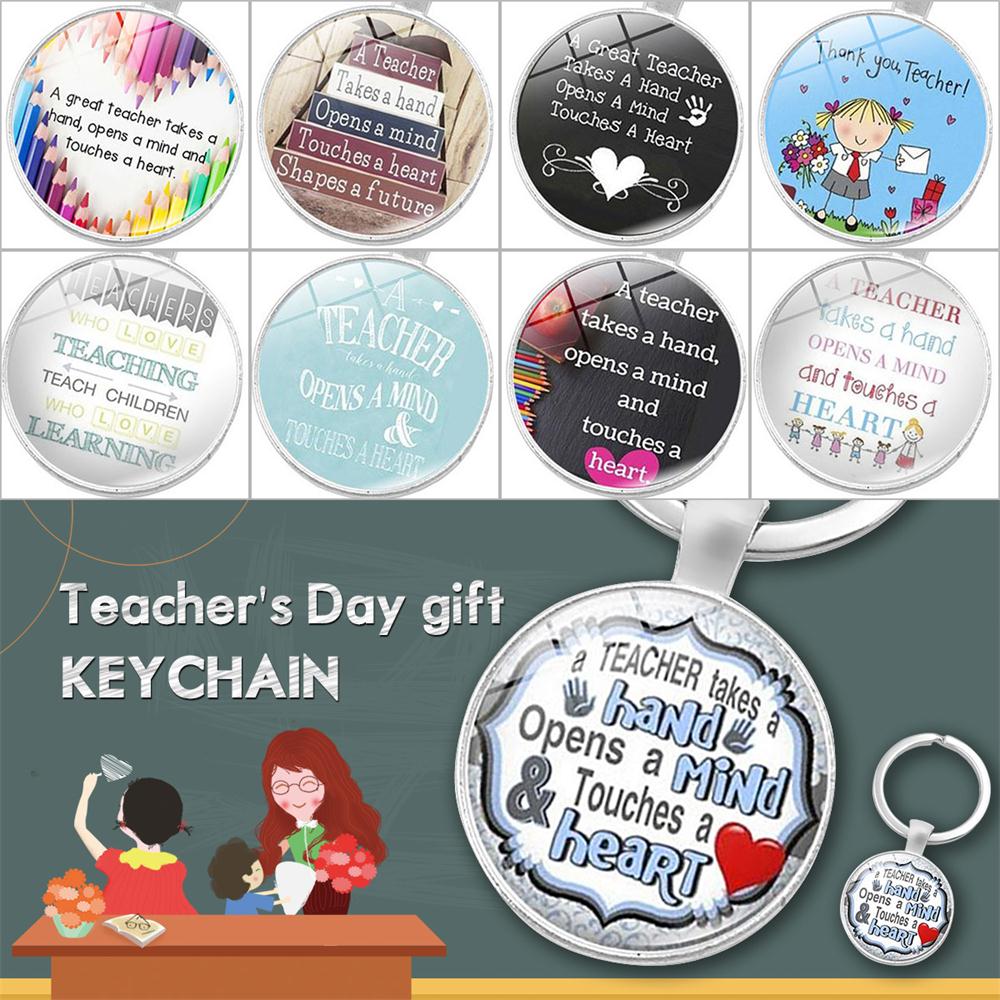 Teachers-Day-Key-Chain-Key-Ring-Thanks-Gift-Keychain-Teaching-Love-Gem-Silver-Nursery-1354653
