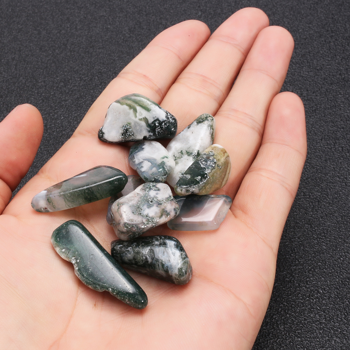 10-Pcs-of-Natural-Stone-Moss-Agate-Crystal-DIY-Jewelry-1149440