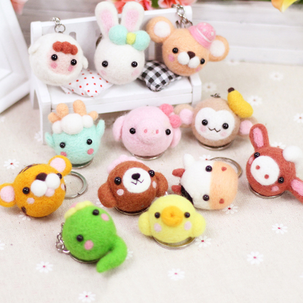 Creative-12-Chinese-Zodiac-Wool-Felt-Animals-Keychain-Wool-Felting-Needle-Kits-DIY-Tools-Craft-Learn-1136896