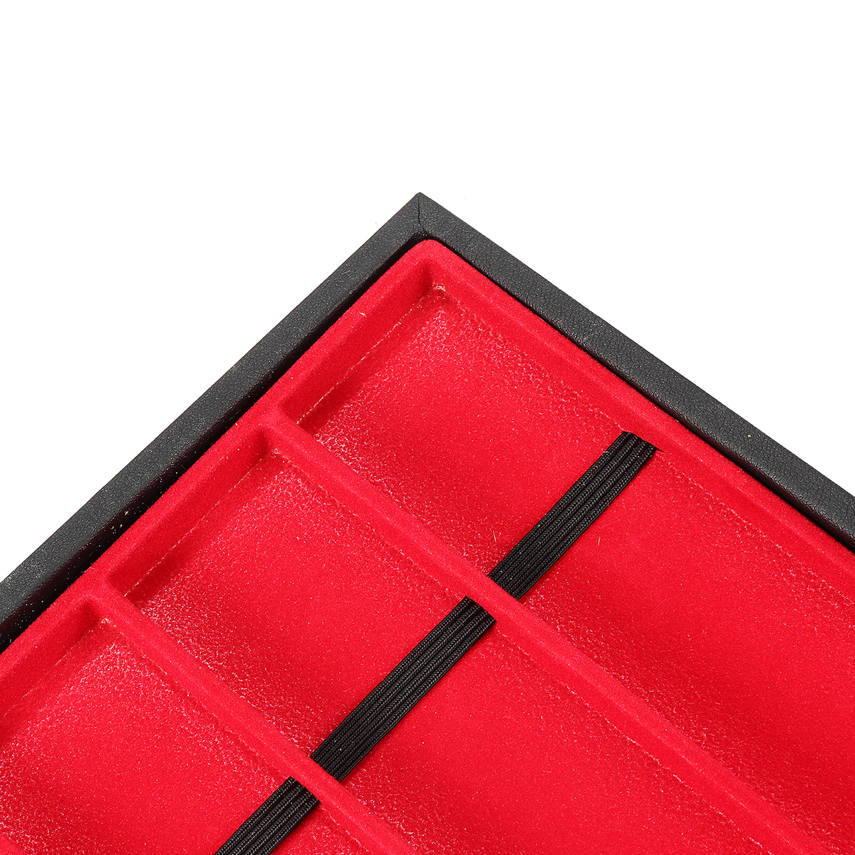 10-Slots-RedGrey-Watch-Display-Tray-Bracelet-Necklace-Jewelry-Display-Stand-1313212