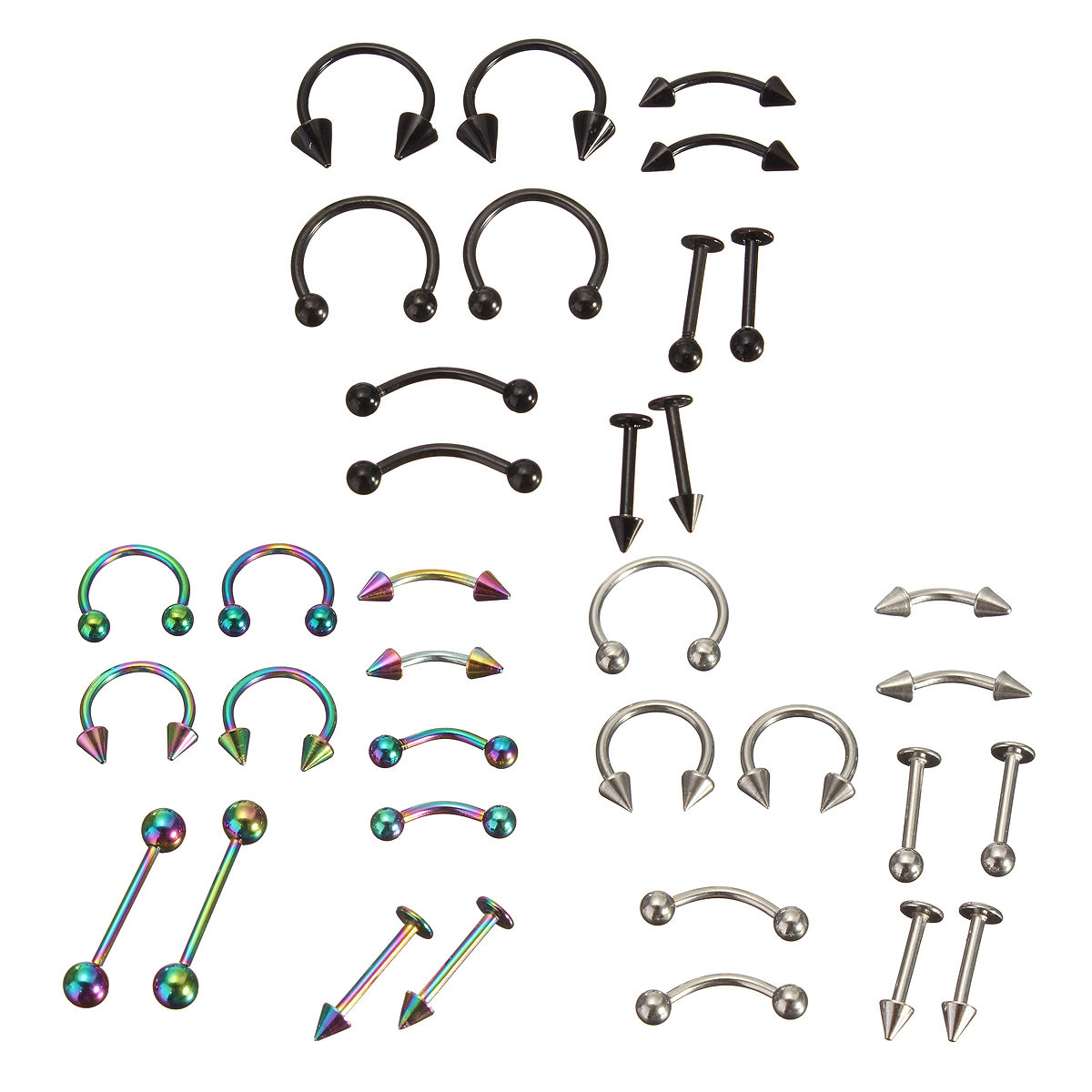 16g-Needle-Earring-Lip-Nose-Tongue-Eyebrow-Ring-Body-Piercing-Kit-Tool-1079611