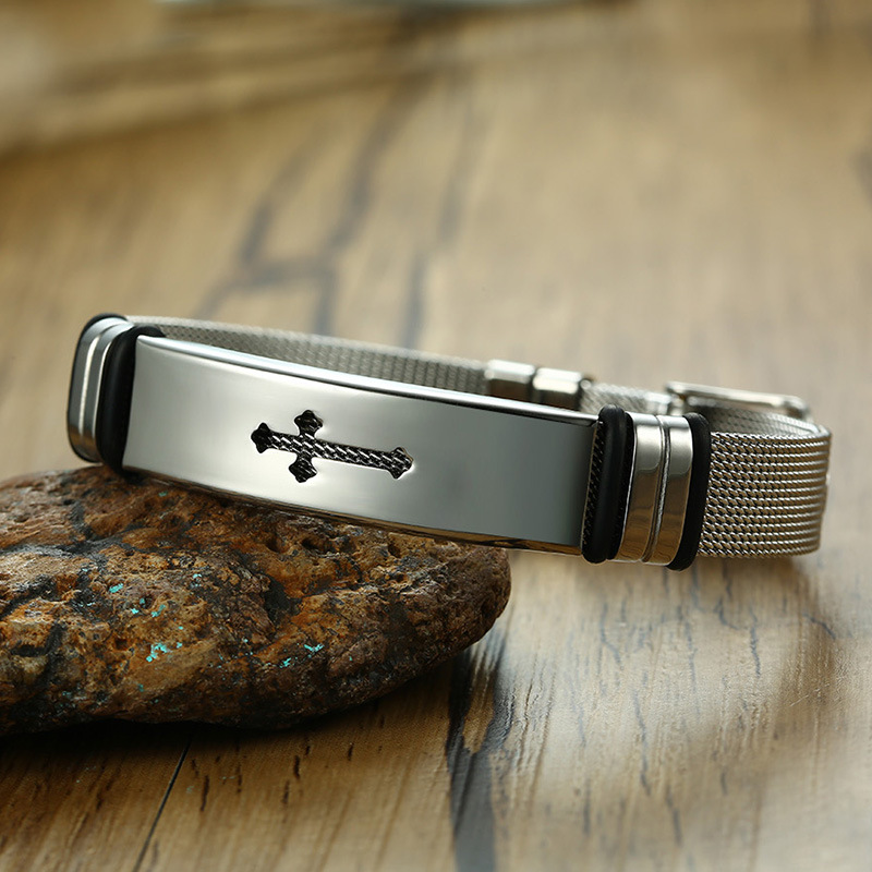 12mm-Punk-Stainless-Steel-Cross-Adjustable-Bracelet-Wristband-Simple-Jewelry-for-Men-1241938