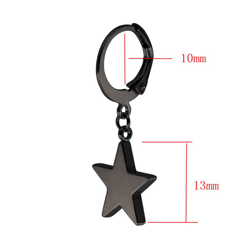 1Pc-Titanium-Steel-Simple-Style-Star-Pendant-Ear-Stud-Fashion-Earrings-for-Men-1183499