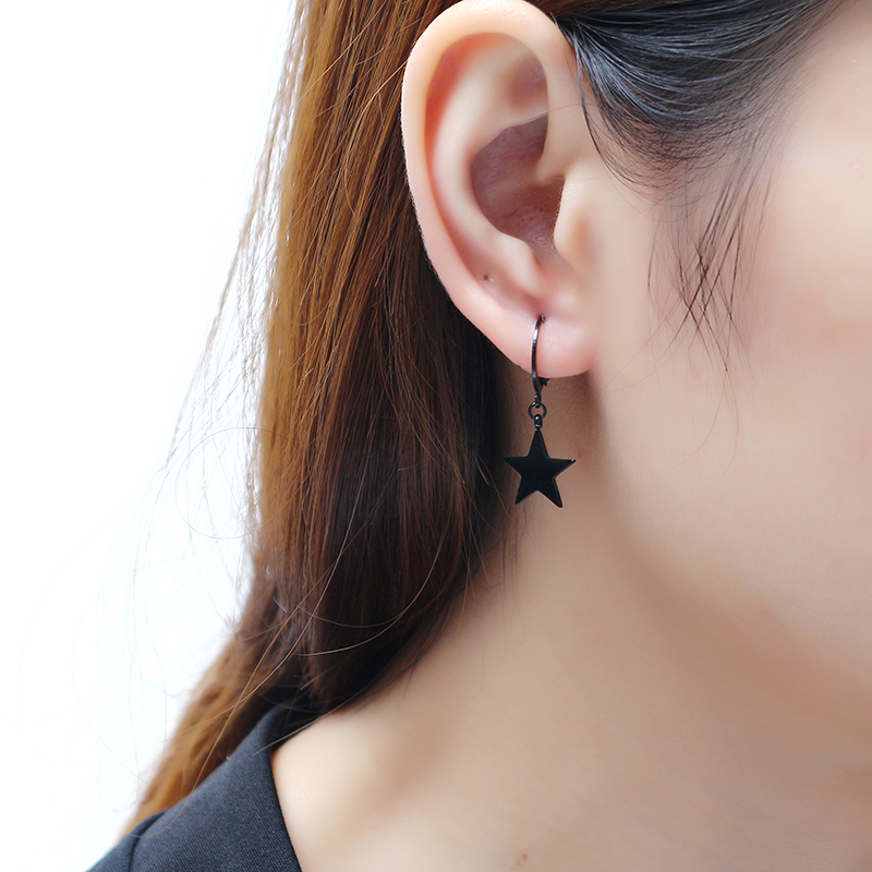 1Pc-Titanium-Steel-Simple-Style-Star-Pendant-Ear-Stud-Fashion-Earrings-for-Men-1183499