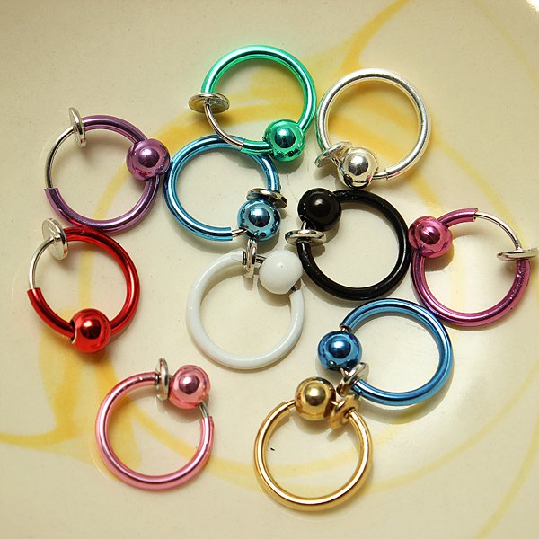 1pc-Clip-On-Hoop-Body-Nose-Lip-Bead-Ring-No-Piercing-Spring-Ear-Stud-941114