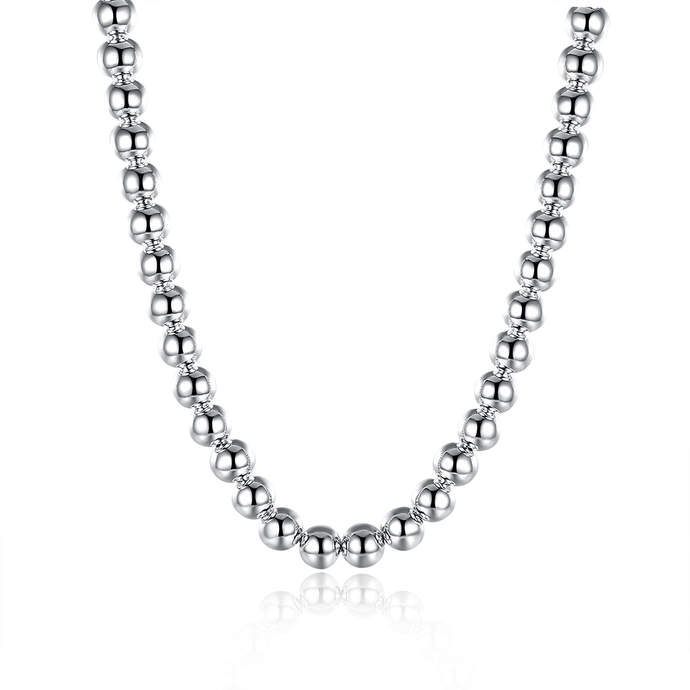 8mm-Buddha-Beads-Necklace-Multi-Layer-Silver-Chain-Women-Men-Jewelry-1117457