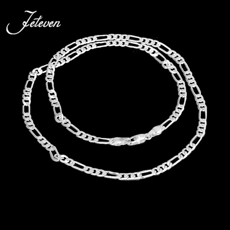 925-Sterling-Silver-Stamp-Figaro-Chain-Necklace-16-18-20-22-24-26-28-30-Inch-1361323