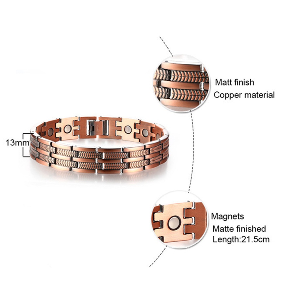 Adjustable-Length-Healthy-Magnetic-Bracelet-Arthritic-Pain-Relief-Carpal-Tunnel-Men-Women-1348203