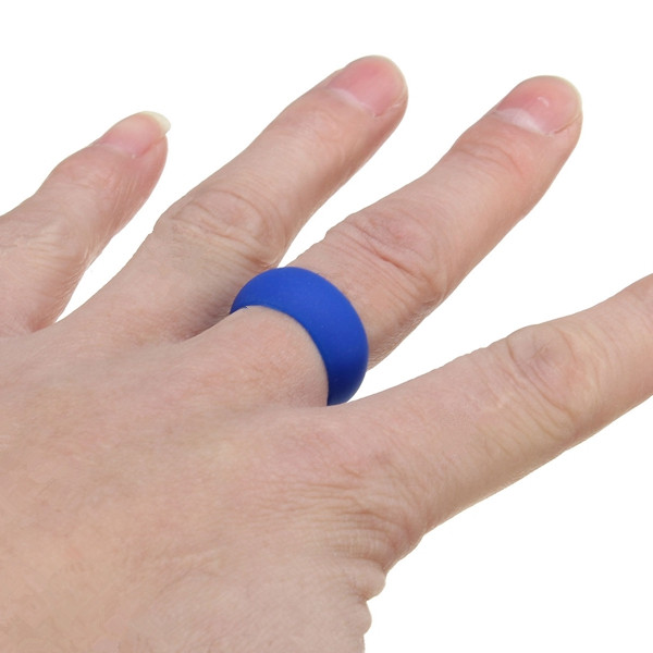Size-8-Mens-Rubber-Silicone-Soft-Band-Ring-1037792