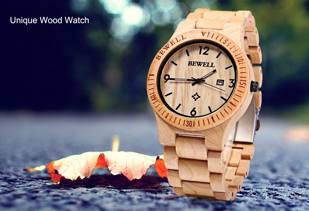 BEWELL-ZS-W086B-Men-Natural-Wooden-Auto-Calendar-Display-Fashion-Quartz-Wrist-Watch-1066712