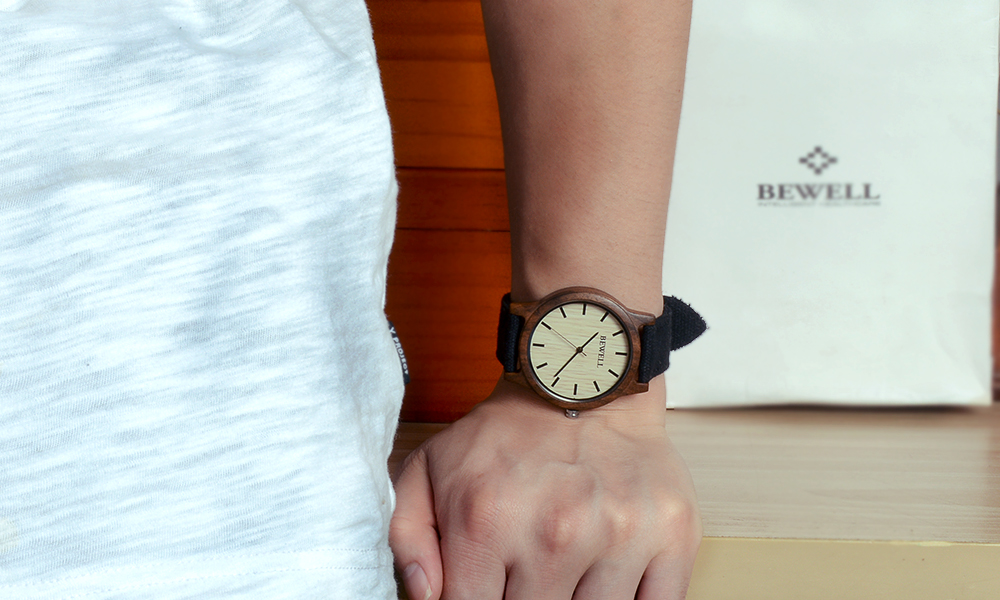 BEWELL-ZS-W134A-Wooden-Watch-Casual-Style-Canvas-Band-Quartz-Wrist-Watch-1230970