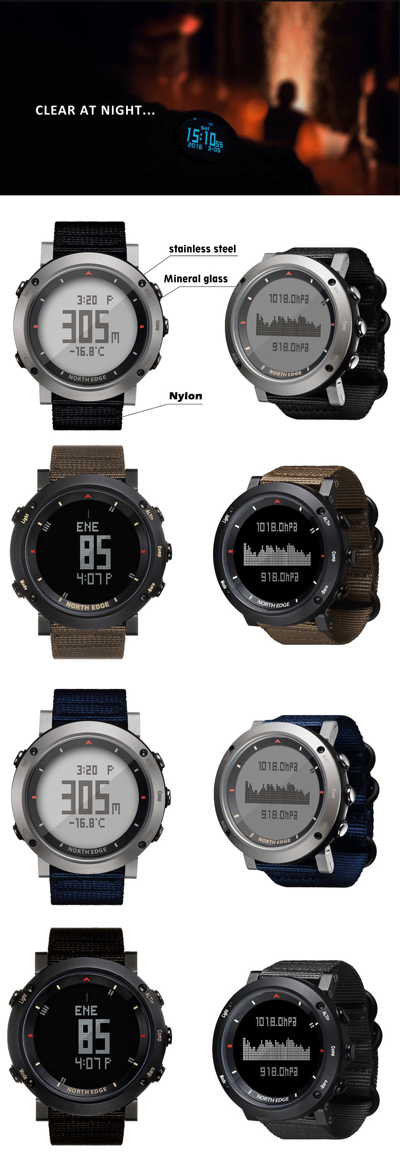 NORTH-EDGE-ALTAY-Altimeter-Compass-Air-Pressure-Chart-Outdoor-Sport-Nylon-Band-Digital-Watch-1407895