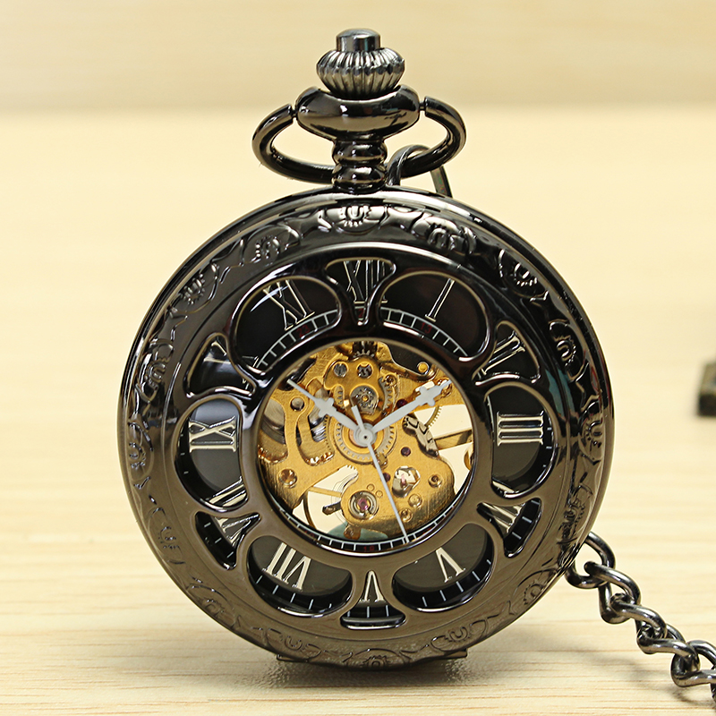DEFFRUN-Antique-Steampunk-Hollow-Mechanical-Pendant-Pocket-Watch-36522