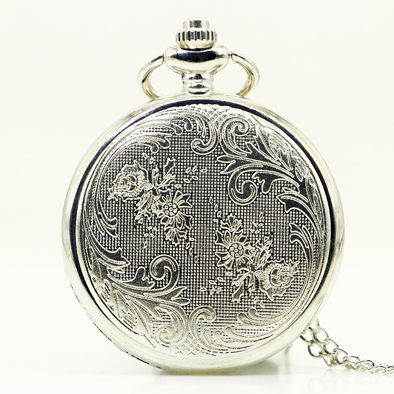 DEFFRUN-Creative-Rose-Skull-head-Silver-Quartz-Pocket-Watch-Antique-Pendant-1137213