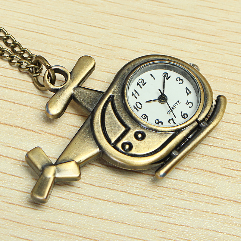 DEFFRUN-Fashion-Helicopter-Bronze-Quartz-Pocket-Watch-Retro-Creative-Pendant-Necklace-1137211