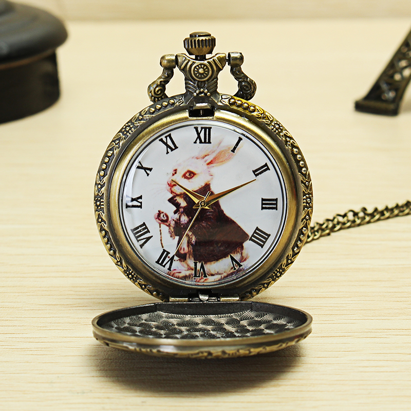 DEFFRUN-Fashion-Rabbit-Pattern-Necklace-Chain-Quartz-Pocket-Watch-1079597