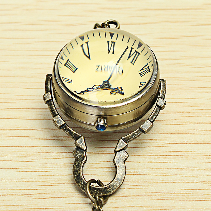 DEFFRUN-Vintage-Big-Bells-Roman-Number-Chain-Retro-Pocket-Watch-1201028