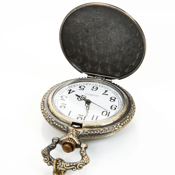 DEFFRUN-Vintage-Big-Ben-Pattern-Bronze-Quartz-Pocket-Watch-1189344