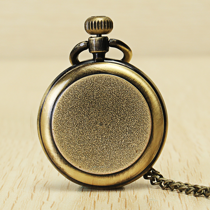 DEFFRUN-Vintage-Bronze-Yellow-Color-Dial-Roman-Number-Chain-Pocket-Watch-1040182