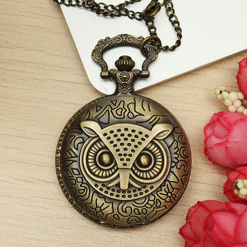DEFFRUN-XHB02-Fashion-Bronze-Pocket-Watch-Owl-Pattern-Necklace-Vintage-Chain-Quartz-Watch-1065636