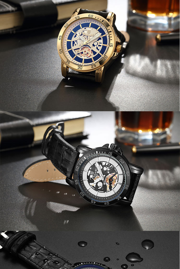 BAGARI-1688-Casual-Style-Mechanical-Appearance-Quartz-Watches-Mesh-Steel-Men-Wrist-Watch-1313239