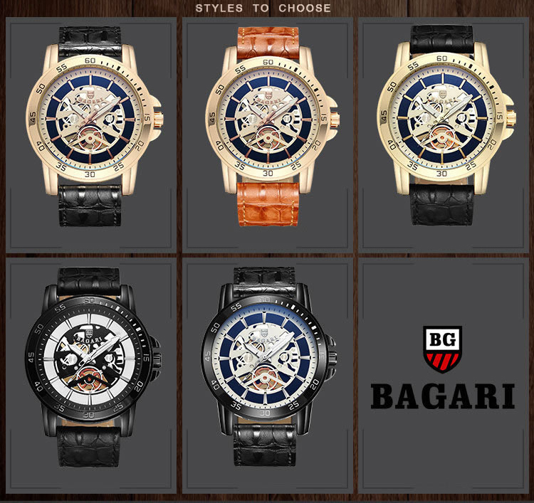 BAGARI-1688-Waterproof-Leather-Strap-Quartz-Watch-Mechanical-Appearance-Sport-Watch-1313238