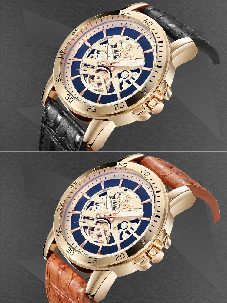 BAGARI-1688-Waterproof-Leather-Strap-Quartz-Watch-Mechanical-Appearance-Sport-Watch-1313238