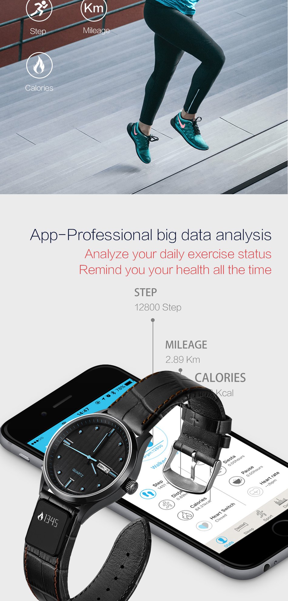 20mm-H3-Smart-Bracelet-Strap-Pedometer-Distance-Calorie-Measurement-SMS-Notification-Band-1277059