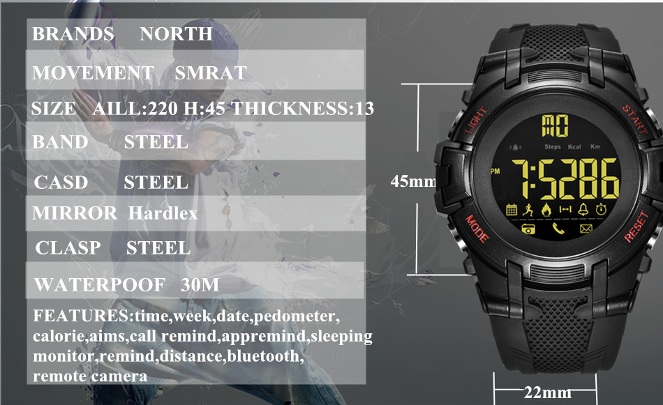 NORTH-NS-2007-Calories-SMS-Alerts-Bluetooth-Watch-Military-Style-LED-Display-Smart-Watches-1288779