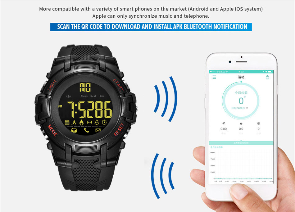 NORTH-NS-2007-Calories-SMS-Alerts-Bluetooth-Watch-Military-Style-LED-Display-Smart-Watches-1288779